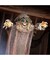 43 1/4" x 70 3/4" Light Up Hanging Skeleton Scarecrow Halloween Prop